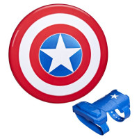 Avengers Rotaļlieta lomu spēlēm Captain America magnētiskais vairogs un bruņu cimds