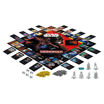 Monopoly Galda spēle Star Wars: Dark side (Angļu val.)