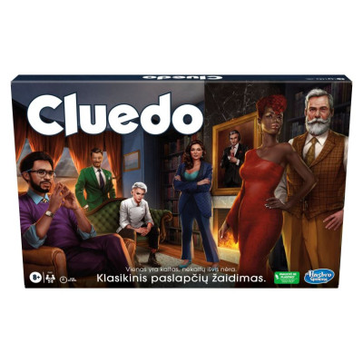 Hasbro Gaming CLUEDO настольная игра, классическая версия (на литовском яз.)