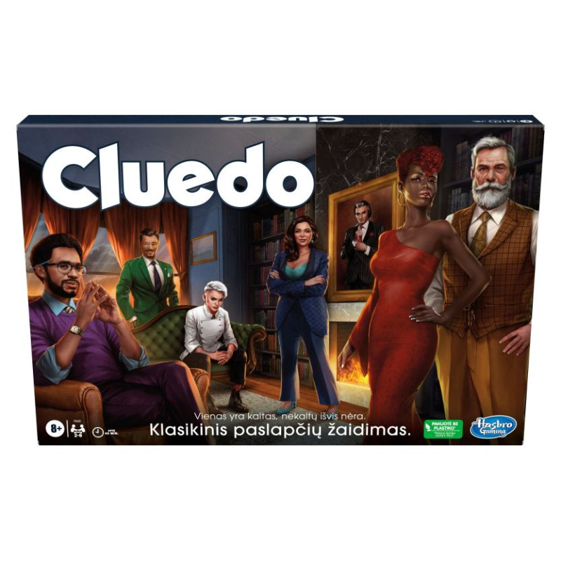Hasbro Gaming CLUEDO настольная игра, классическая версия (на литовском яз.)