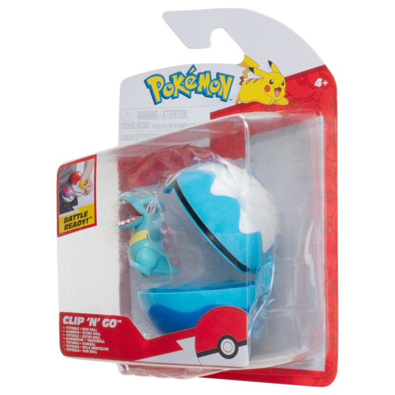 Pokemon W19 Clip &acute;N Go Pok&eacute; bumbiņu komplekts ar figūru
