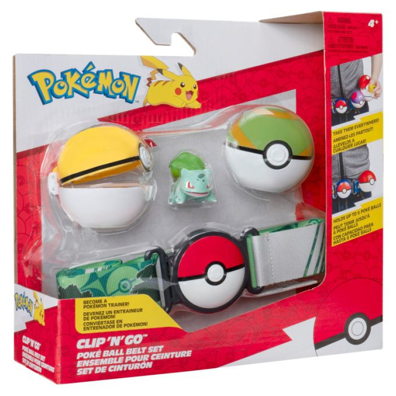Pokemon W16 Clip &acute;N&acute; Go Pok&eacute; bumbiņu jostas komplekts