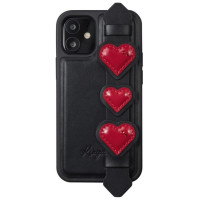 Kingxbar Sweet Series case decorated with original Swarovski crystals iPhone 12 Pro Max black