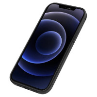 Nillkin Aoge Leather Case Flexible Armored Genuine Leather Case with Pocket for iPhone 12 Mini Black