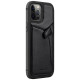 Nillkin Aoge Leather Case Flexible Armored Genuine Leather Case with Pocket for iPhone 12 Mini Black