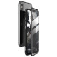 Wozinsky Full Magnetic Case Full Body Front and Back Cover with built-in glass for Vivo X60 black-transparent