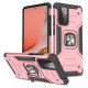 Wozinsky Ring Armor Case Kickstand Tough Rugged Cover for Samsung Galaxy A72 4G pink