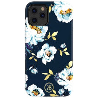 Kingxbar Blossom case decorated with original Swarovski crystals iPhone 12 Pro Max multicolour (Gardenia)