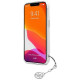 Guess GUHCP13LKB4GGR iPhone 13 Pro / 13 6,1" Transparent hardcase 4G Grey Strap Charm