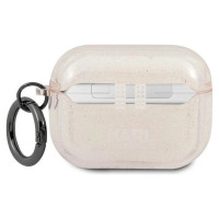 Karl Lagerfeld KLAPUKHGD AirPods Pro cover złoty/gold Glitter Karl`s Head