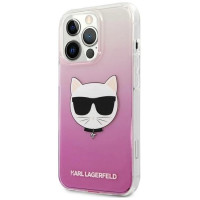 Karl Lagerfeld KLHCP13XCTRP iPhone 13 Pro Max 6,7" hardcase różowy/pink Choupette Head
