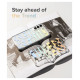 Ringke Fusion Design Armored Case Cover with Gel Frame for Samsung Galaxy S22 + (S22 Plus) transparent (Floral) (F593R31)