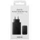 Samsung charger 2x USB Type C / USB PPS, Power Delivery PD 65W, QC 3.0, AFC, FCP black (EP-T6530NBEGEU)