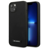 Karl Lagerfeld KLHCP13MSLMP1K iPhone 13 6,1" hardcase czarny/black Silicone Plaque