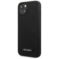 Karl Lagerfeld KLHCP13MSLMP1K iPhone 13 6,1" hardcase czarny/black Silicone Plaque