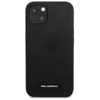 Karl Lagerfeld KLHCP13MSLMP1K iPhone 13 6,1" hardcase czarny/black Silicone Plaque