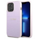 Guess Saffiano Stripe iPhone 13 Pro Max Case - Purple