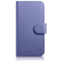 Icarer Wallet Case 2in1 Case iPhone 14 Leather Flip Cover Anti-RFID Light Purple (WMI14220725-LP)