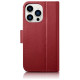 Icarer Wallet Case 2in1 iPhone 14 Pro Leather Flip Case Anti-RFID red (WMI14220726-RD)