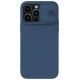 Nillkin CamShield Silky Silicone Case iPhone 14 Pro Case with Camera Protector Blue