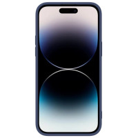 Nillkin CamShield Silky Silicone Case iPhone 14 Pro Case with Camera Protector Blue