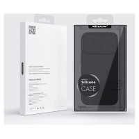 Nillkin CamShield Silky Silicone Case iPhone 14 Pro Case with Camera Protector Blue