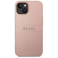Guess GUHCP14MPSASBPI iPhone 14 Plus 6,7" różowy/pink Saffiano Strap