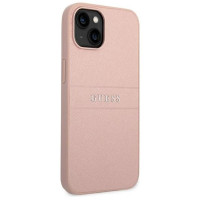 Guess GUHCP14MPSASBPI iPhone 14 Plus 6,7" różowy/pink Saffiano Strap