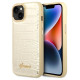 Guess GUHCP14MHGCRHD iPhone 14 Plus 6.7 "gold / gold hardcase Croco Collection