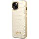 Guess GUHCP14MHGCRHD iPhone 14 Plus 6.7 "gold / gold hardcase Croco Collection