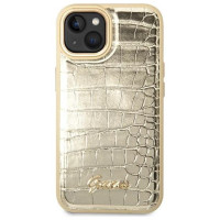Guess GUHCP14MHGCRHD iPhone 14 Plus 6.7 "gold / gold hardcase Croco Collection