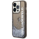 Karl Lagerfeld Liquid Glitter Elong case for iPhone 14 Pro Max - black