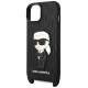 Karl Lagerfeld KLHCP14MSTKMK iPhone 14 Plus 6.7" black/black hardcase Monogram Ikonik Patch