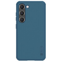 Nillkin Super Frosted Shield Pro case for Samsung Galaxy S23+ armored cover + phone stand blue