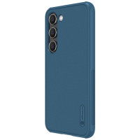 Nillkin Super Frosted Shield Pro case for Samsung Galaxy S23+ armored cover + phone stand blue