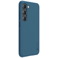 Nillkin Super Frosted Shield Pro case for Samsung Galaxy S23+ armored cover + phone stand blue