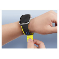 Dux Ducis Magnetic Apple Watch SE, 9, 8, 7, 6, 5, 4, 3, 2, 1 (41, 40, 38 mm) Dux Ducis Strap (LD Version) - black and yellow
