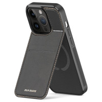 Dux Ducis 3in1 Wallet Case with Stand for iPhone 14 Pro MagSafe RFID Blocker Dux Ducis Rafi Mag - Black