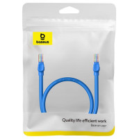 Baseus High Speed ​​Cat 6 RJ-45 Ethernet cable 1000Mb/s 0.5m round - blue
