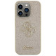 Guess Glitter Script Big 4G Case for iPhone 15 Pro Max - Gold