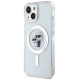 Karl Lagerfeld Karl&Choupette Glitter MagSafe case for iPhone 15 Plus - transparent
