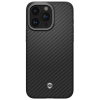 Spigen Enzo Aramid Mag Case with MagSafe for iPhone 15 Pro - Matte Black