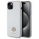 Guess GUHCP15MPS4DGPS iPhone 15 Plus 6.7" silver/silver hardcase Strass Metal Logo
