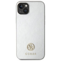 Guess GUHCP15MPS4DGPS iPhone 15 Plus 6.7" silver/silver hardcase Strass Metal Logo