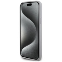 Guess GUHCP15MPS4DGPS iPhone 15 Plus 6.7" silver/silver hardcase Strass Metal Logo