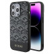 Guess GCube Stripes MagSafe case for iPhone 15 Pro - black