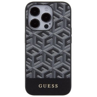 Guess GCube Stripes MagSafe case for iPhone 15 Pro - black
