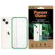 Panzerglass ClearCase antibacterial case with Military Grade certificate for iPhone 13 / 14 / 15 - transparent green