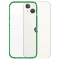 Panzerglass ClearCase antibacterial case with Military Grade certificate for iPhone 13 / 14 / 15 - transparent green