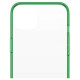 Panzerglass ClearCase antibacterial case with Military Grade certificate for iPhone 13 / 14 / 15 - transparent green
